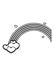 Desenho de Arco Iris Desenho Colorir Imprimir 12