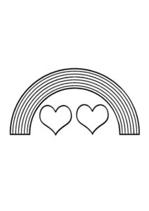 Desenho de Arco Iris Desenho Colorir Imprimir 22