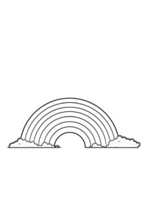 Desenho de Arco Iris Desenho Colorir Imprimir 29