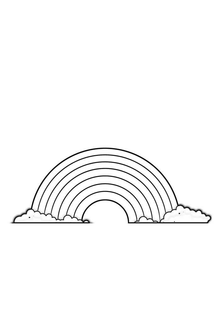 Desenho de Arco Iris Desenho Colorir Imprimir 29