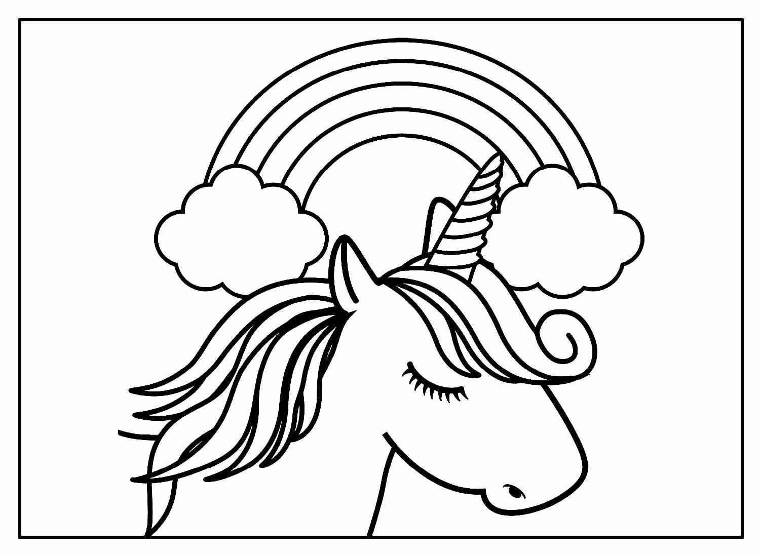 Desenho de Arco Iris Desenho Colorir Imprimir 43