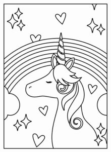 Desenho de Arco Iris Desenho Colorir Imprimir 50