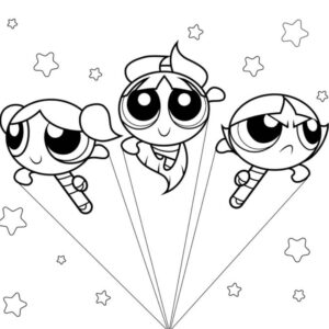 Desenho de As Meninas Super Poderosas Desenho Colorir Imprimir 04