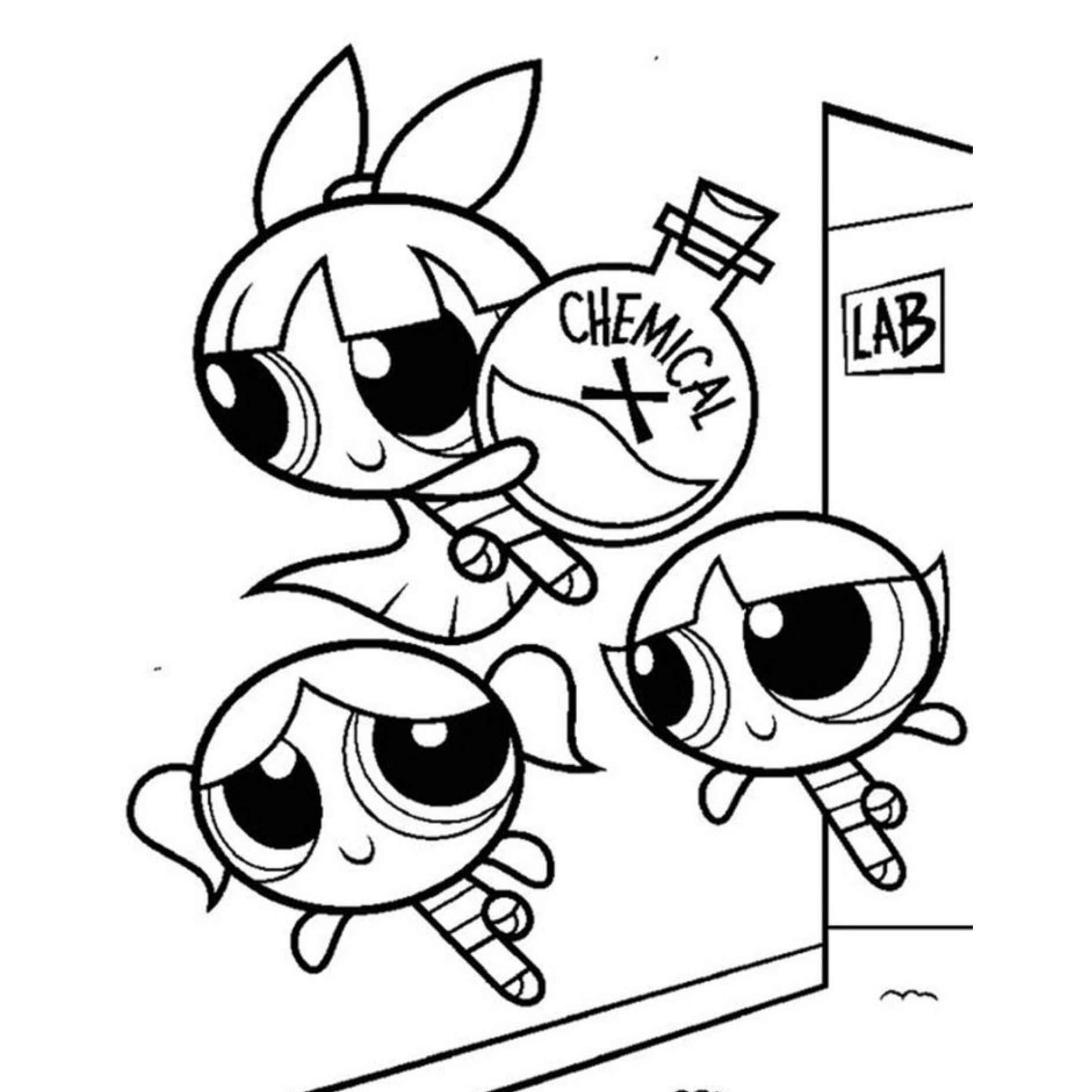 Desenho de As Meninas Super Poderosas Desenho Colorir Imprimir 05