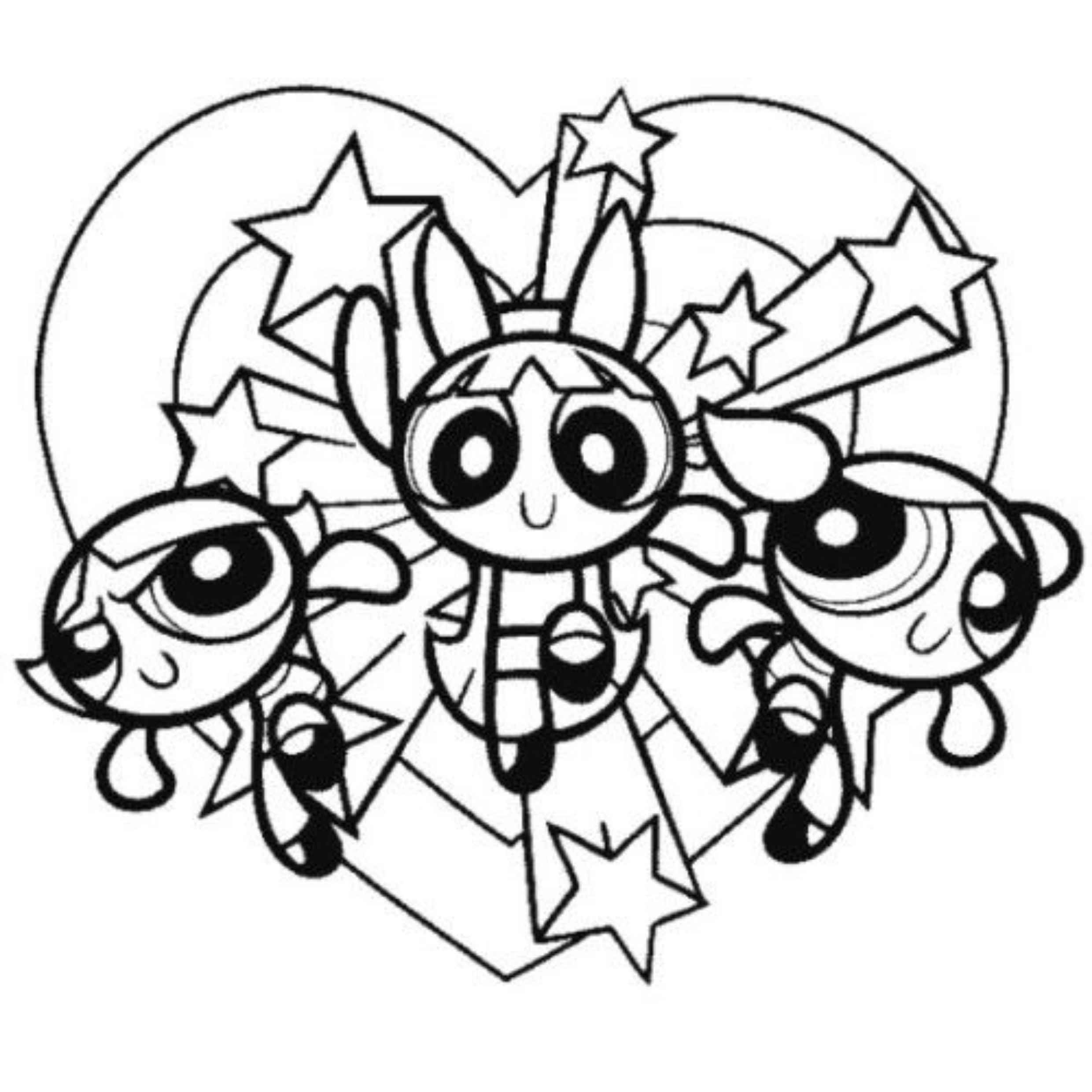 Desenho de As Meninas Super Poderosas Desenho Colorir Imprimir 08