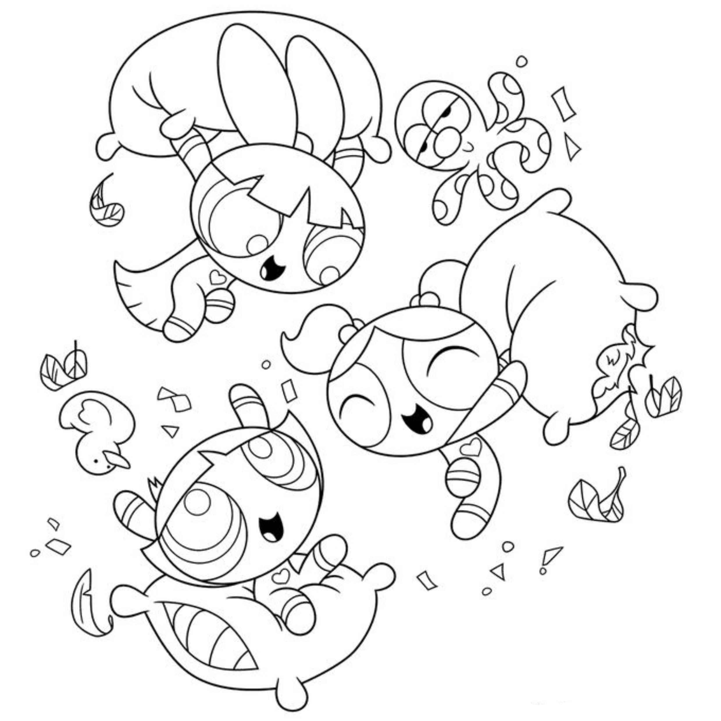 Desenho de As Meninas Super Poderosas Desenho Colorir Imprimir 09