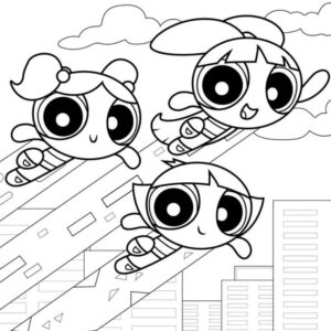 Desenho de As Meninas Super Poderosas Desenho Colorir Imprimir 16