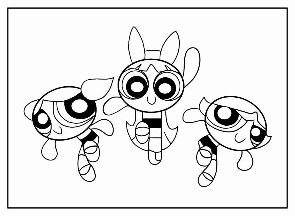 Desenho de As Meninas Super Poderosas Desenho Colorir Imprimir 62