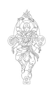 Desenho de Avatar Desenho Colorir Imprimir 06