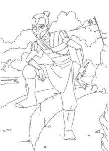 Desenho de Avatar Desenho Colorir Imprimir 21