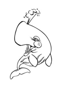Desenho de Baleias Desenho Colorir Imprimir 19