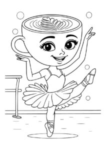 Desenho de Ballerina Cappucina 1 Of 1