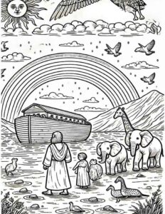 Desenho de Bíblicos Desenho Colorir Imprimir 03