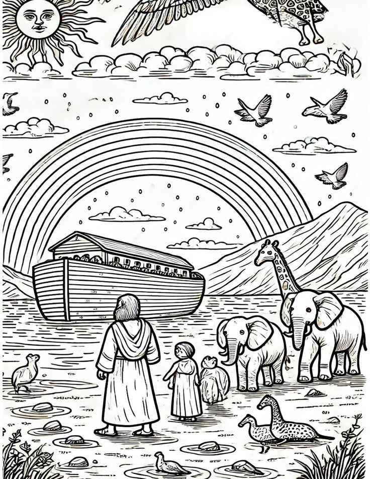 Desenho de Bíblicos Desenho Colorir Imprimir 03