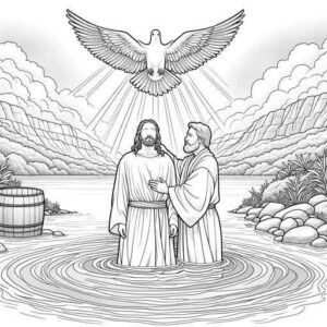 Desenho de Bíblicos Desenho Colorir Imprimir 10