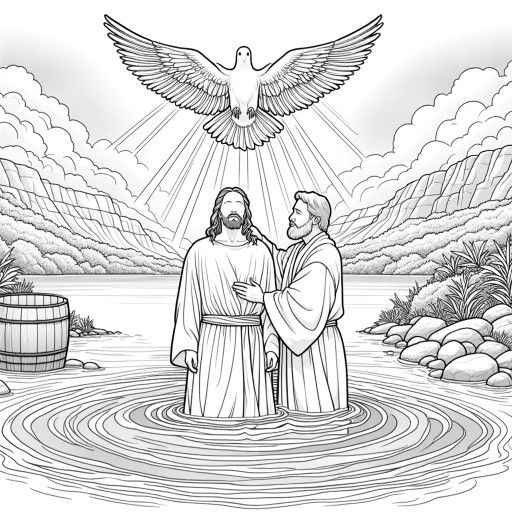 Desenho de Bíblicos Desenho Colorir Imprimir 10