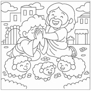 Desenho de Bíblicos Desenho Colorir Imprimir 20