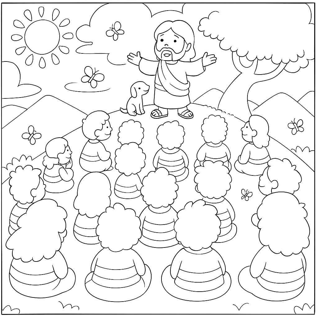 Desenho de Bíblicos Desenho Colorir Imprimir 24