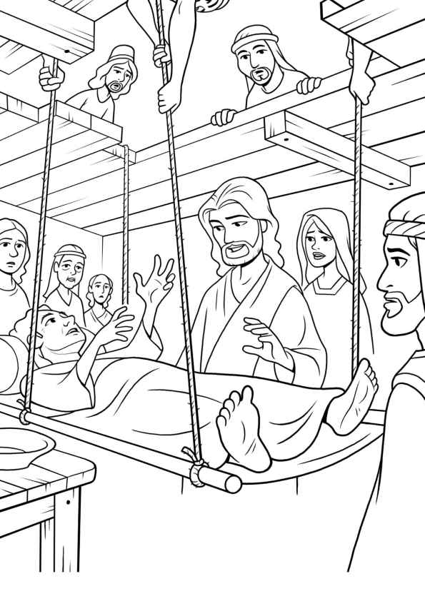 Desenho de Bíblicos Desenho Colorir Imprimir 42