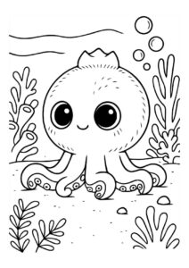 Desenho de Blueberrinni Octopussini 1 Of 1