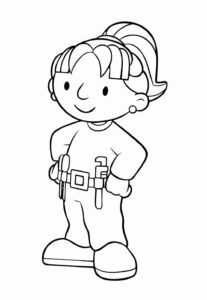 Desenho de Bob O Construtor Desenho Colorir Imprimir 03
