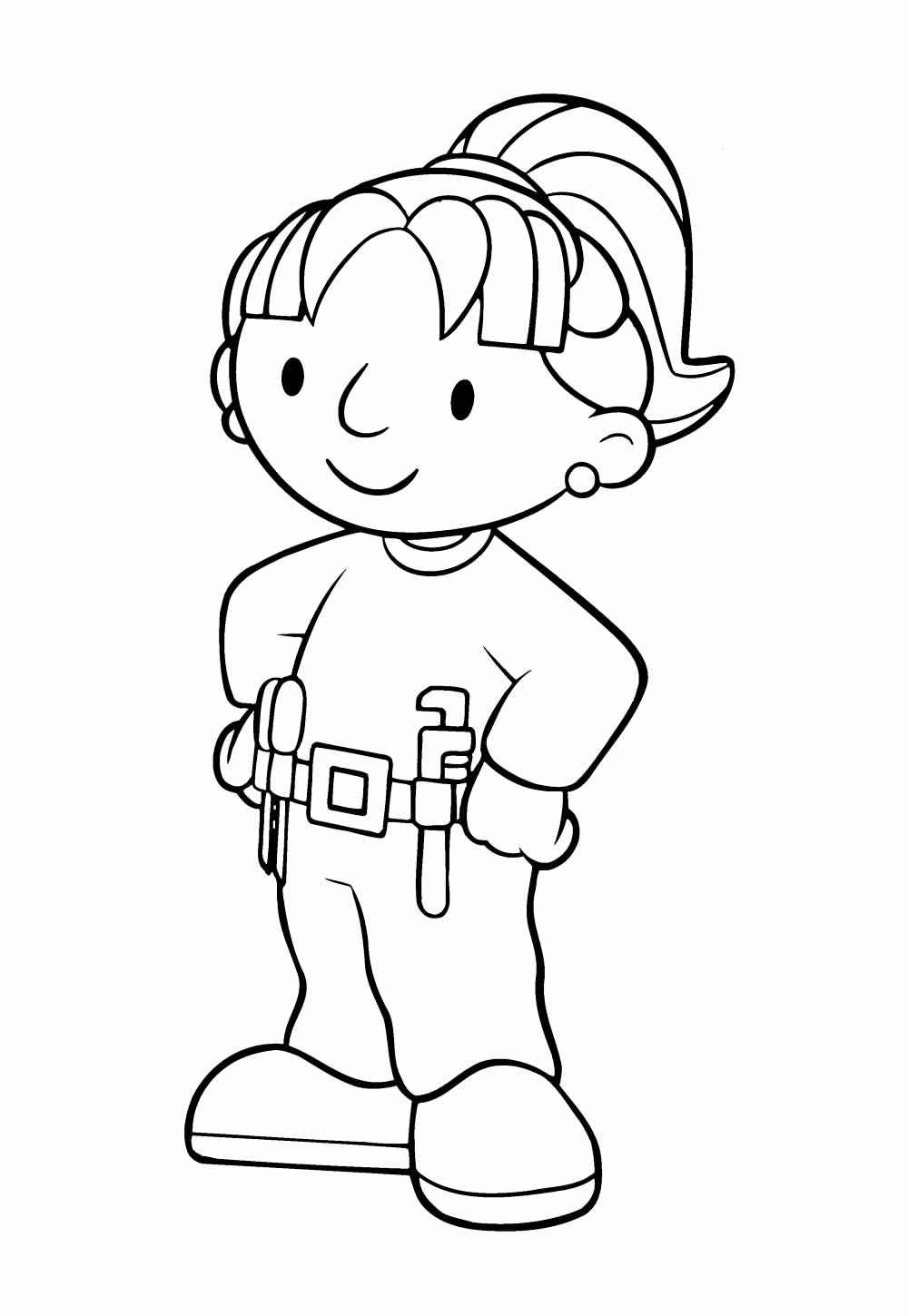 Desenho de Bob O Construtor Desenho Colorir Imprimir 03