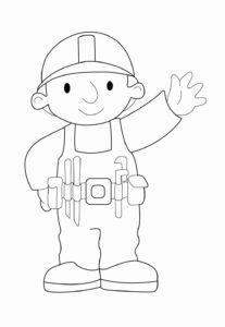 Desenho de Bob O Construtor Desenho Colorir Imprimir 04