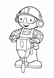 Desenho de Bob O Construtor Desenho Colorir Imprimir 05