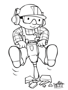Desenho de Bob O Construtor Desenho Colorir Imprimir 12