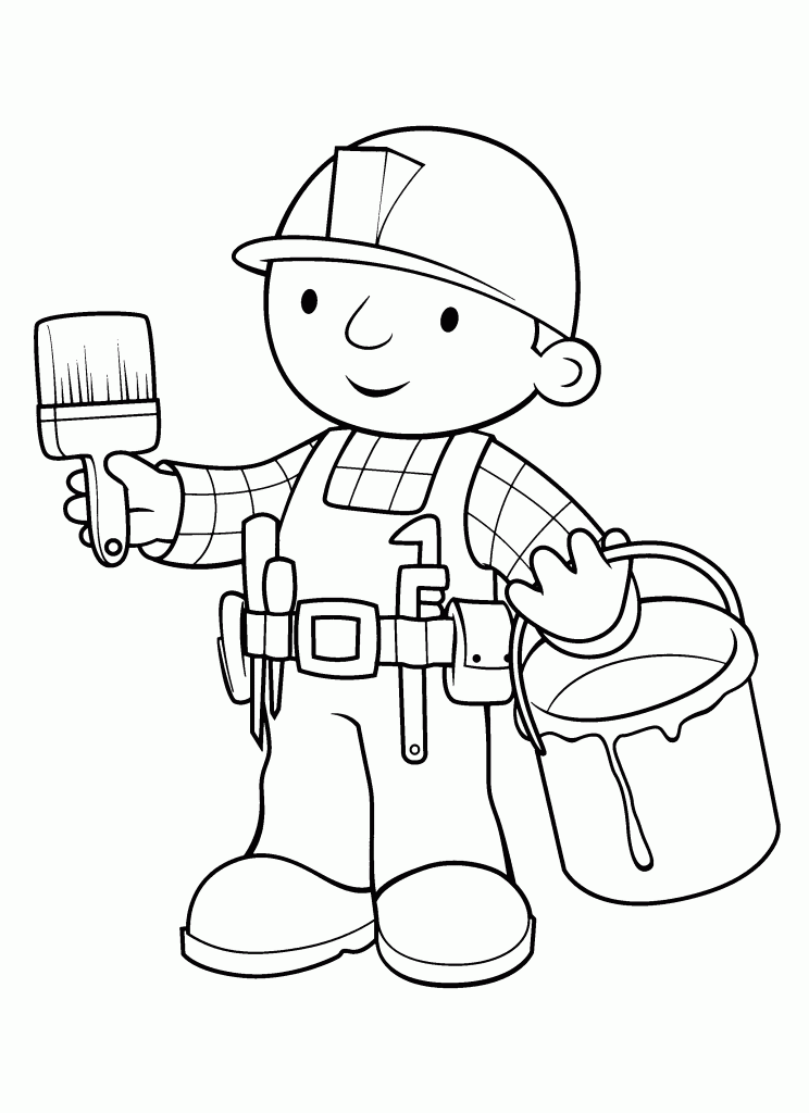 Desenho de Bob O Construtor Desenho Colorir Imprimir 18