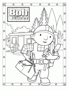 Desenho de Bob O Construtor Desenho Colorir Imprimir 19