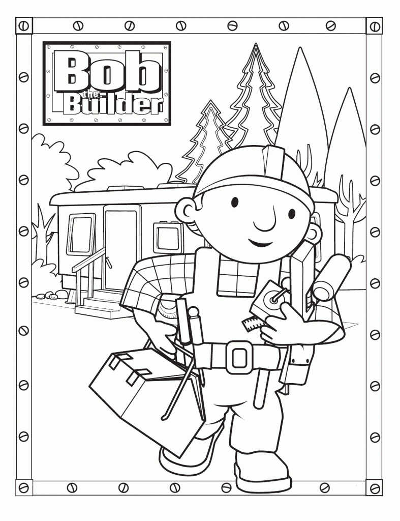 Desenho de Bob O Construtor Desenho Colorir Imprimir 19