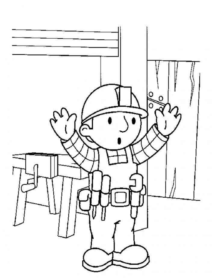 Desenho de Bob O Construtor Desenho Colorir Imprimir 20