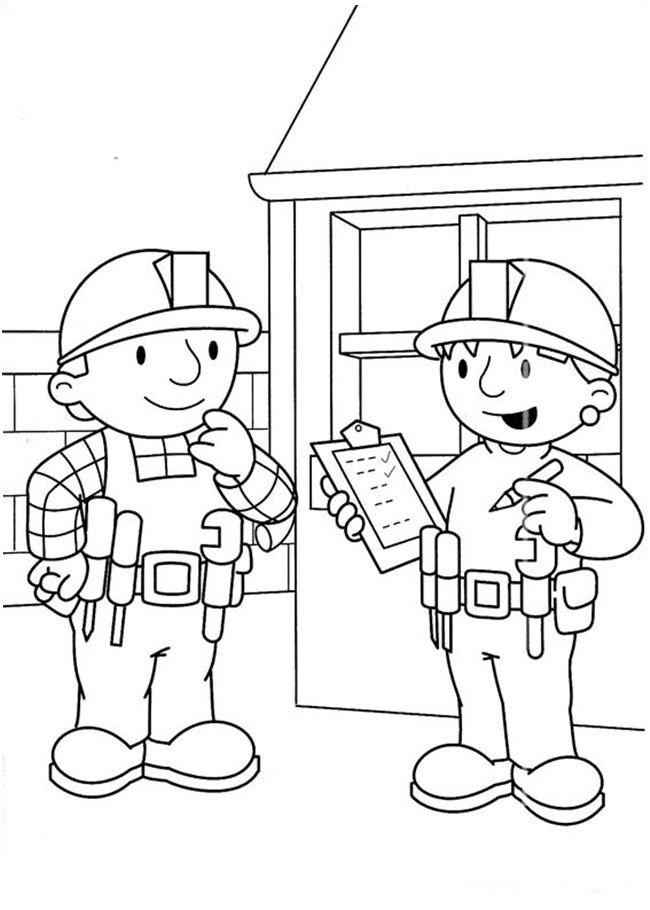 Desenho de Bob O Construtor Desenho Colorir Imprimir 22