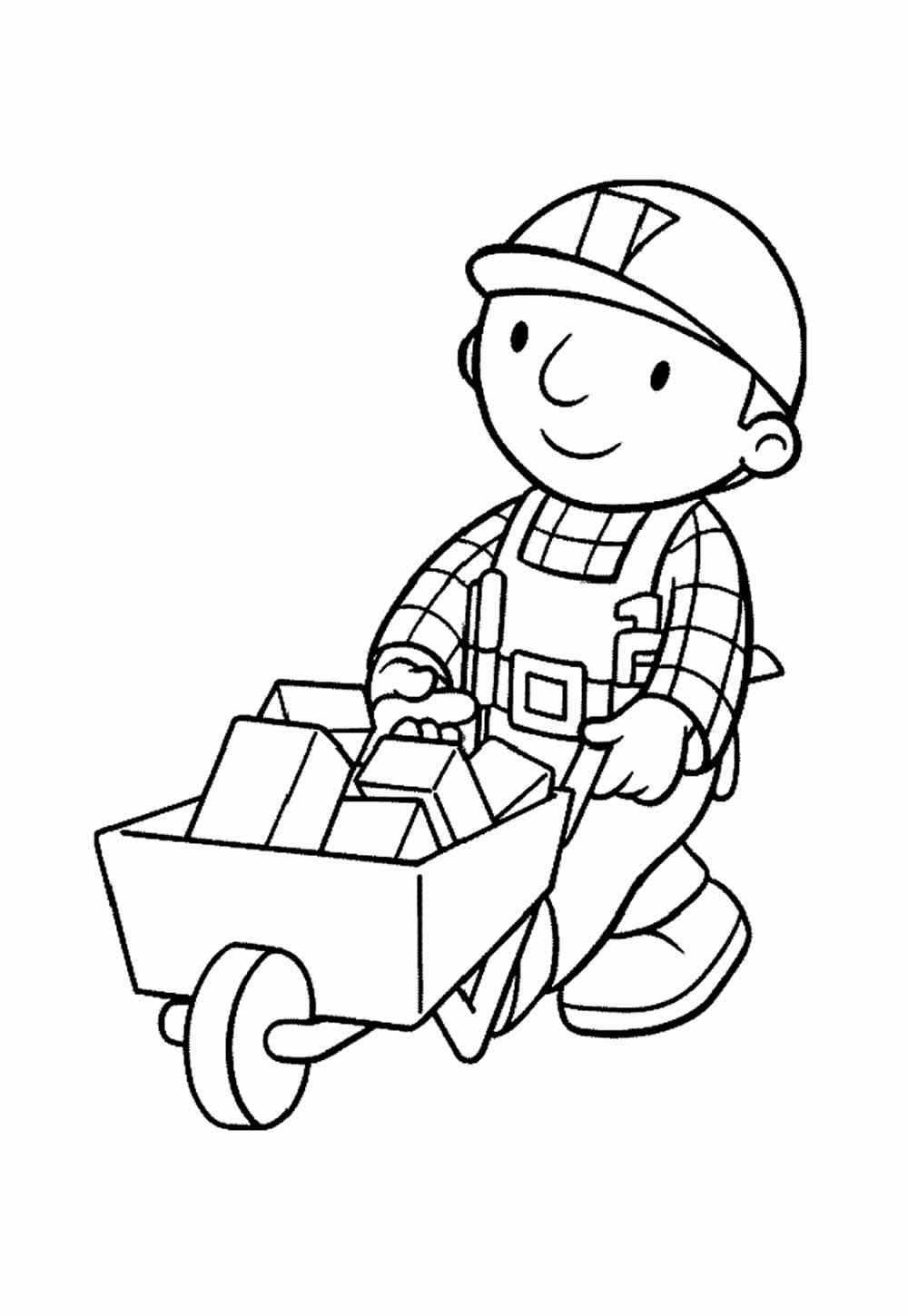 Desenho de Bob O Construtor Desenho Colorir Imprimir 26