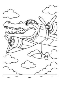 Desenho de Bombardiro Crocodilo 1 Of 1