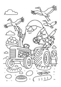 Desenho de Bulbito Bandito Traktorito 1 Of 1