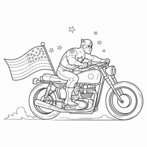 Desenho de Capitão América Desenho Colorir Imprimir 06