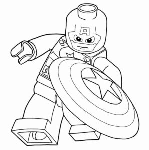 Desenho de Capitão América Desenho Colorir Imprimir 24
