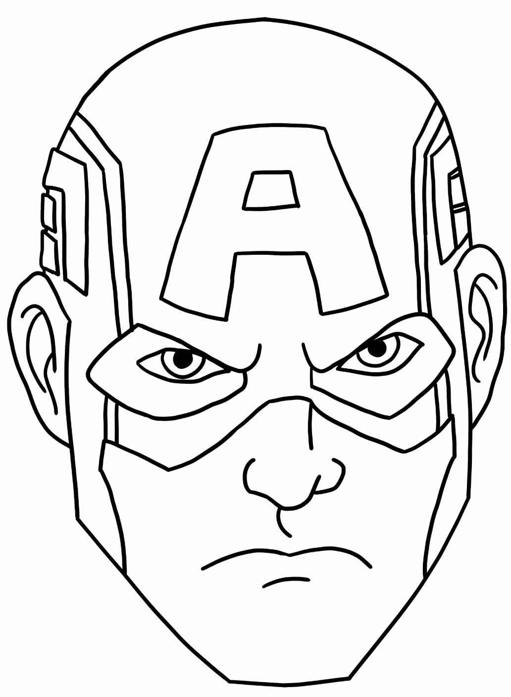 Desenho de Capitão América Desenho Colorir Imprimir 60