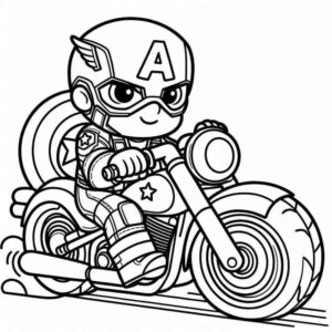 Desenho de Capitão América Desenho Colorir Imprimir 70
