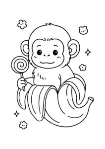 Desenho de Chimpanzini Bananini 1 Of 1