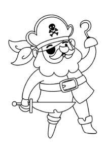 Desenho de Desenhos De Pirata Para Colorir