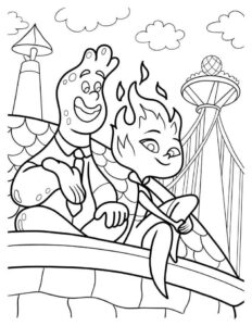 Desenho de Elementos Desenho Colorir Imprimir 04