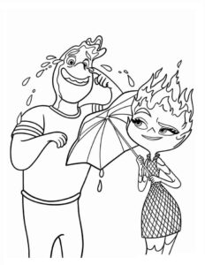 Desenho de Elementos Desenho Colorir Imprimir 06
