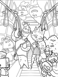 Desenho de Elementos Desenho Colorir Imprimir 14