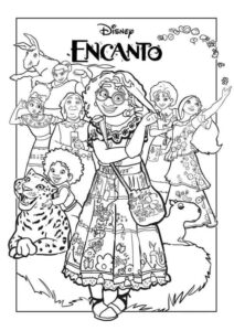 Desenho de Encanto Desenho Colorir Imprimir 02