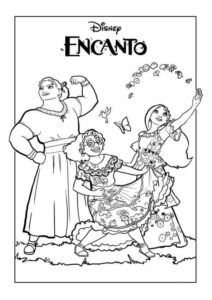 Desenho de Encanto Desenho Colorir Imprimir 03