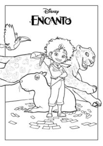 Desenho de Encanto Desenho Colorir Imprimir 04