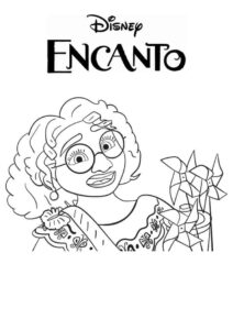 Desenho de Encanto Desenho Colorir Imprimir 05